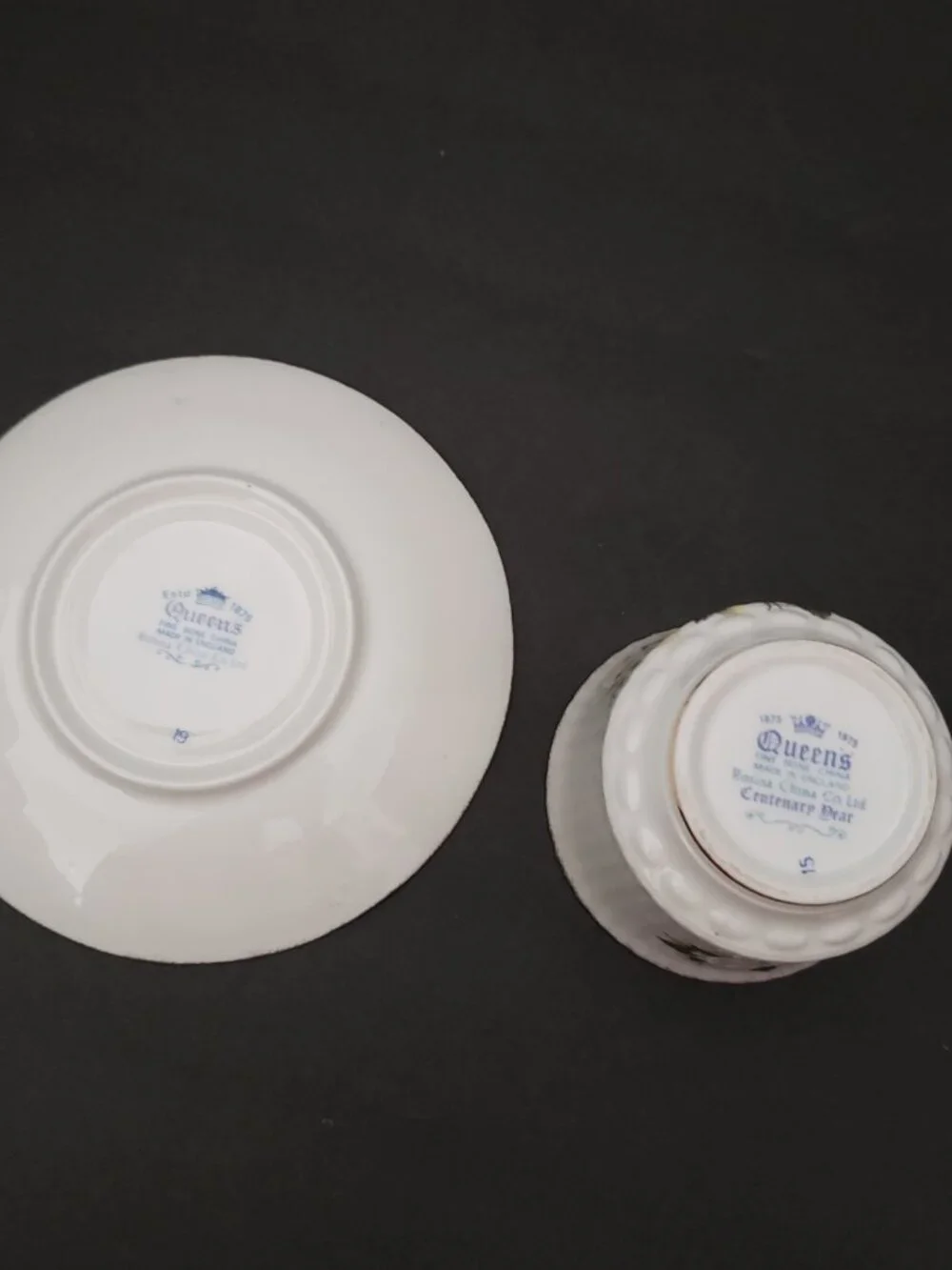 Vintage Rosina Queen's Fine Bone China Floral Tea Cup & Saucer